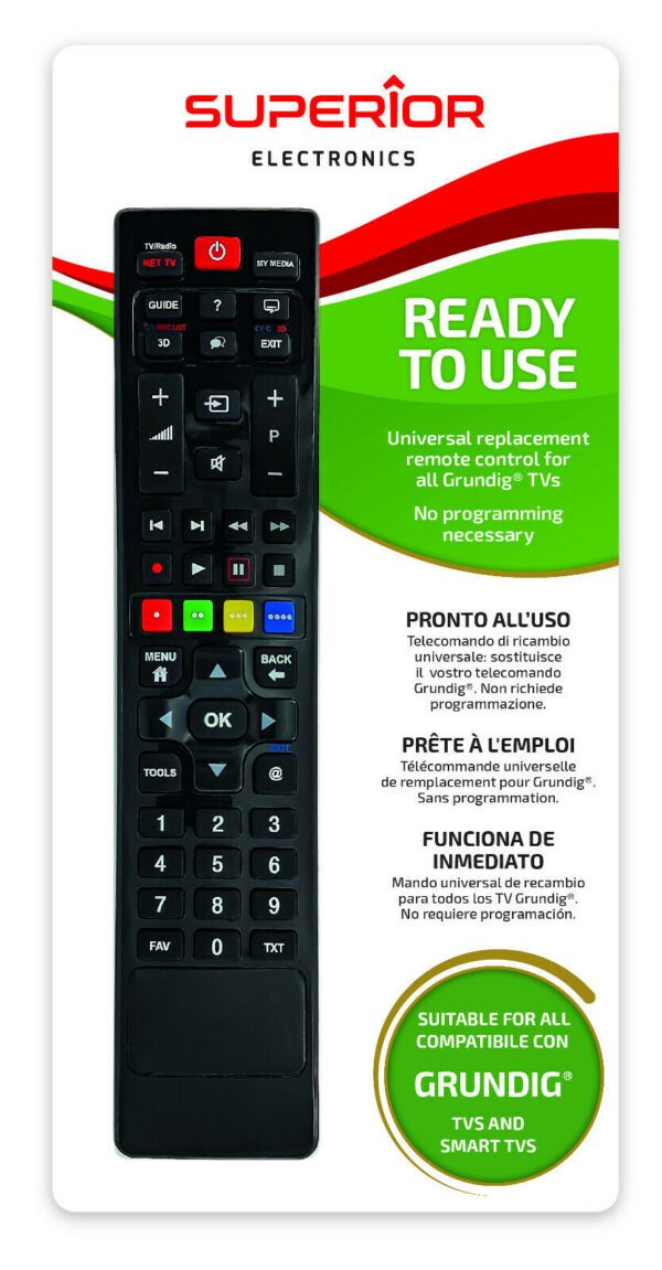 Télécommande de remplacement TV Grundig-0
