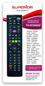 Télécommande de remplacement TV telefunken-0