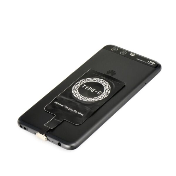Convertisseur Adaptateur Usb type C en Qi induction charge sans fil