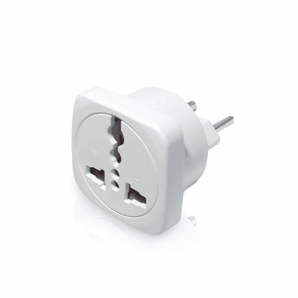 Adaptateur de prise UK anglaise vers prise EU europe