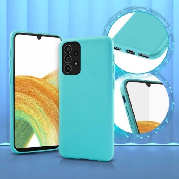 Coque mate couleur turquoise Samsung A21s