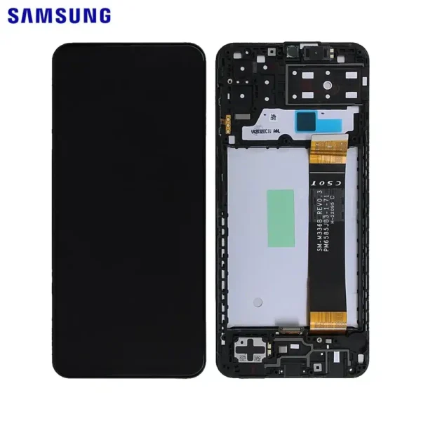 ecran original Service Pack Samsung Galaxy A135 A13 4G 2022 noir + chassis