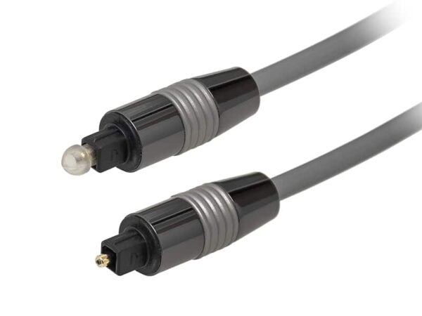 Connexion optique TOSLINK 5mm 1,0m NUMÉRIQUE