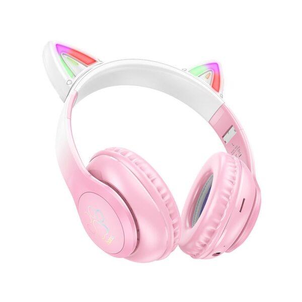 Casque sans Fil Bluetooth oreilles de chat Hoco W42