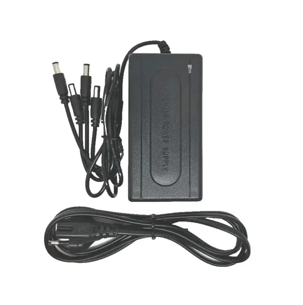 bloc alimentation 12 volts 5 amperes 4 sorties dc male