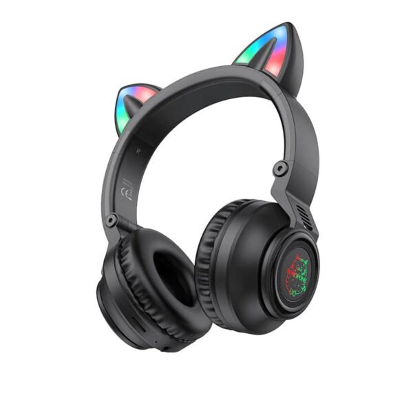 Casque bluetooth oreilles de chat Borofone BO18 LED |