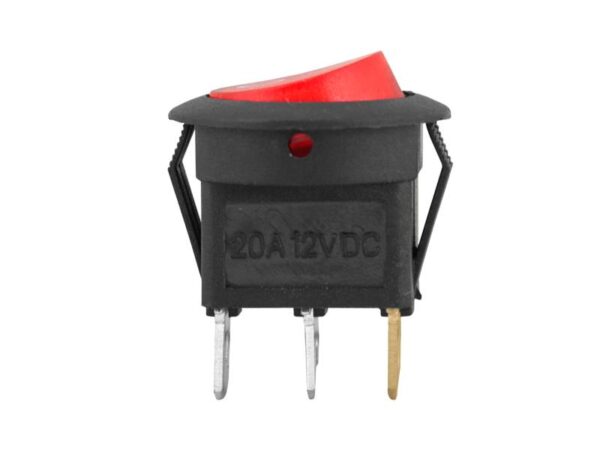 Interrupteur SW-01DC 12V, voyant rouge.