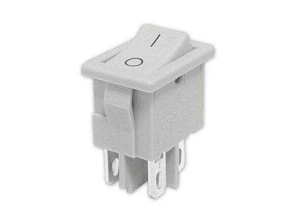 Interrupteur H8550/T8550, blanc, 2NO, 10A/250VAC, 2* ON-OFF, 02452.