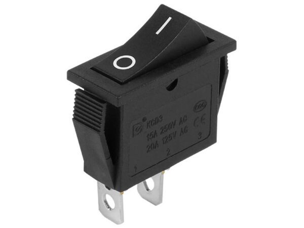 Interrupteur H8601VBB, à bascule, 1 no, 10 A, 10 A/250 V CA, 1* ON-OFF, 01140.