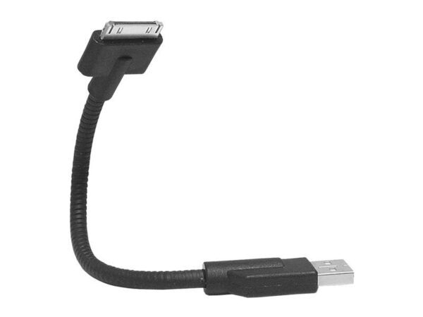 Câble USB PS - iPhone, 20 cm « rigide ».