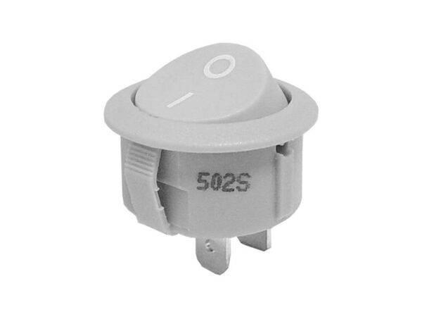 Interrupteur à bascule rond gris R5 0-1 230 V/10 A