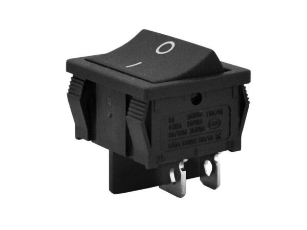 Interrupteur à bascule rectangulaire large 0-1 6A 250V 4 broches HQ LECI.