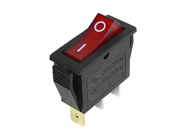 Interrupteur MK 111 lumineux rouge 230 V