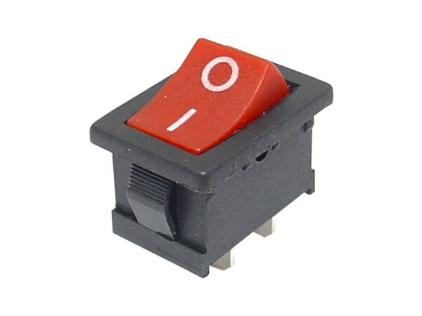 Interrupteur marche/arrêt MK1012C rouge.