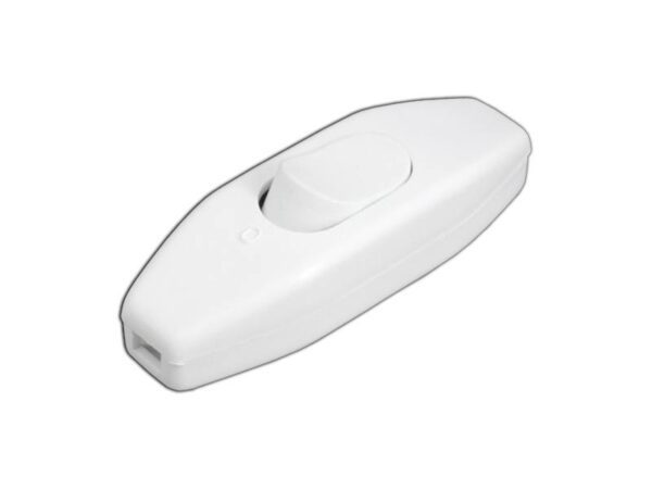 Blanc traversant l'interrupteur 2,5 A/250 V, pour installation industrielle.