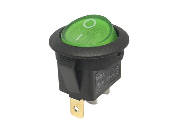 Interrupteur SW-01AC 220 V, voyant vert