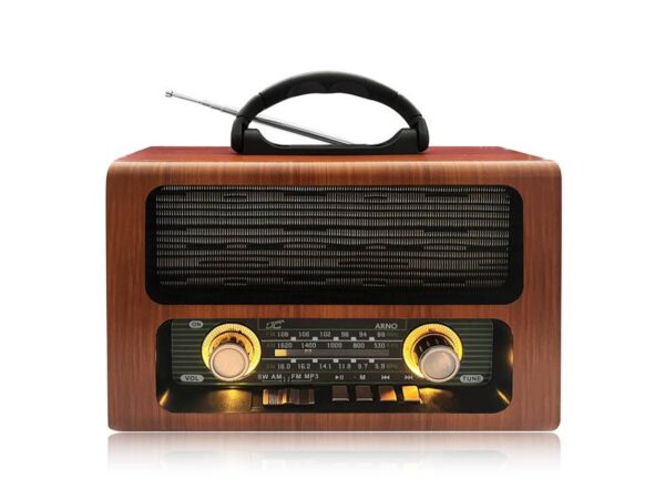 Radio portable rétro ARNO LTC 119UBT avec rétroéclairage FM/AM/SW/TF USB Bluetooth