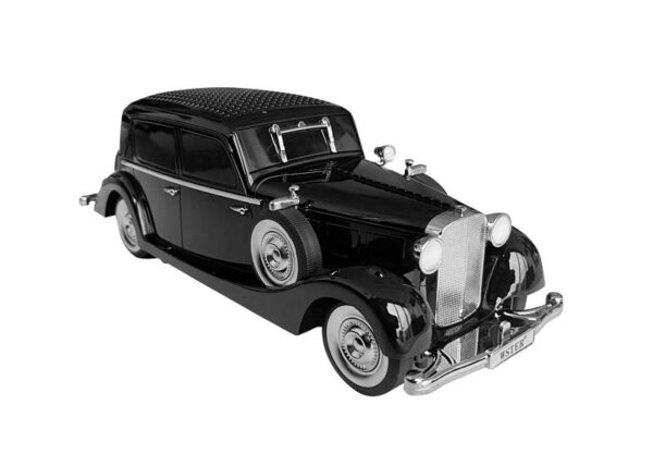 Enceinte Bluetooth rétro WS-1934, 10 W, radio FM, USB, carte TF, écran LED, batterie 1500 mAh, noire