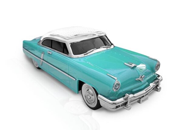 Enceinte Bluetooth rétro WS-1957, 10 W, radio FM, USB, carte TF, écran LED, batterie 1500 mAh, émeraude