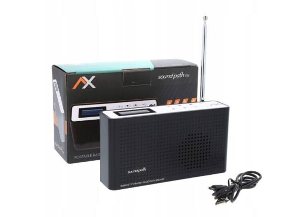 Radio internet SoundPath Lite, FM, enceinte Bluetooth, batterie intégrée