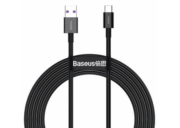 Câble Baseus Superior USB-USB-C 2 m 66 W Noir