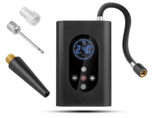 Pompe électrique pour vélo/voiture, compresseur automatique, écran LCD, LTC