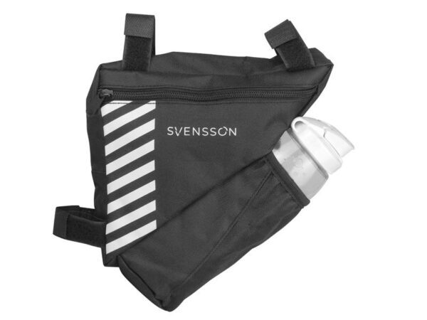Sacoche de cadre de vélo SVENSSON avec porte-bidon, noire