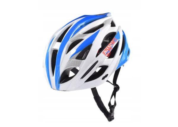 Casque de vélo VTT AWINA by MOON bleu et blanc, taille M
