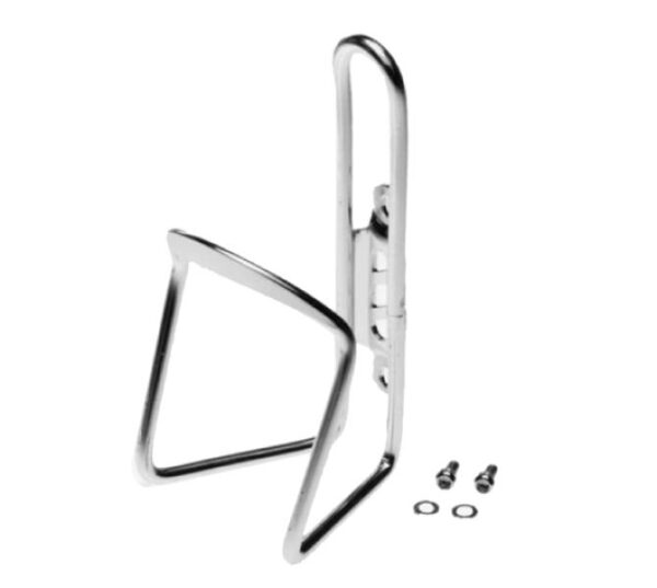 Porte-bidon de vélo en aluminium argenté