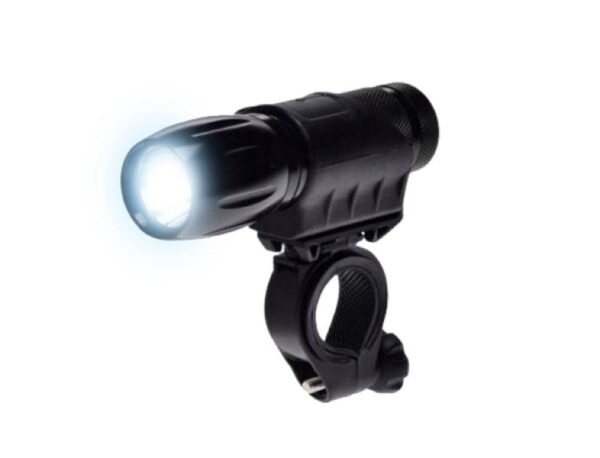 Phare avant de vélo 1 LED en aluminium