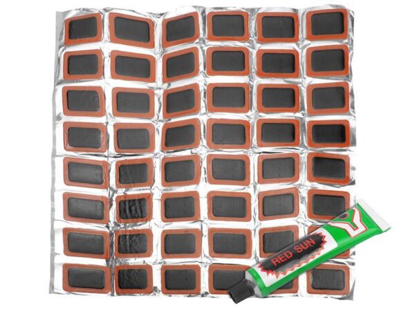 rustines de vélo avec colle, 24 pièces, colle pour pneus