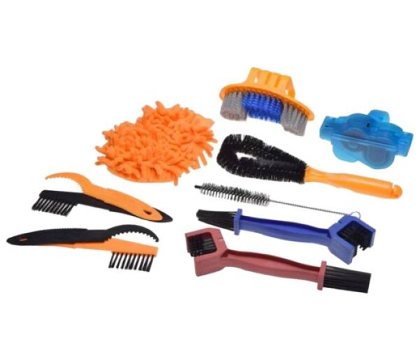 kit de nettoyage de vélo en 11 pièces