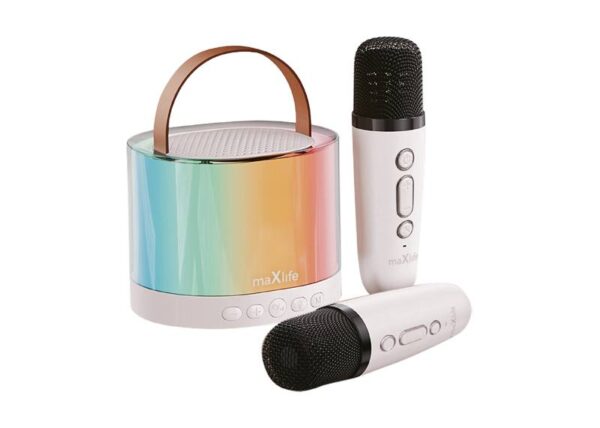Ensemble karaoké Bluetooth Maxlife MXKS-200 blanc