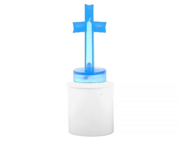 Insert électronique - grande croix bleue
