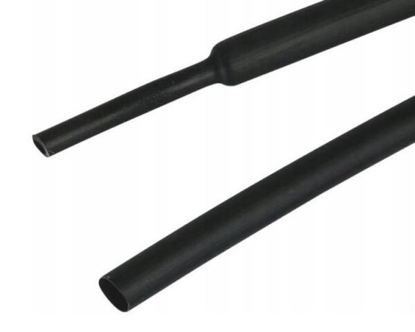 Gaine thermorétractable noire 8,0 mm 1 m