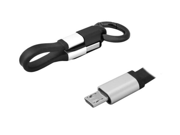 Câble PS USB-microUSB, porte-clés.