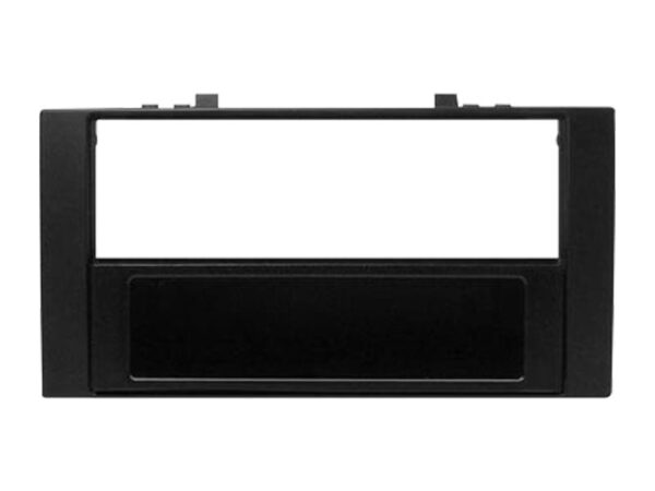 Cadre de montage VW Touareg 03->10, Multivan T5 03->09, 1-DIN/2-DIN, noir.
