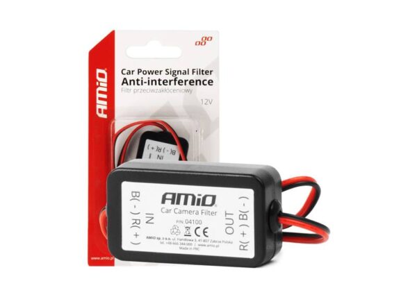 Filtre anti-interférences pour voiture 12V 2A SIGNAL ANTI-INTERFÉRENCES