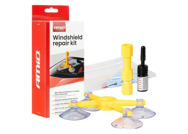 Kit de réparation de pare-brise à faire soi-même _applicateur avec ventouse