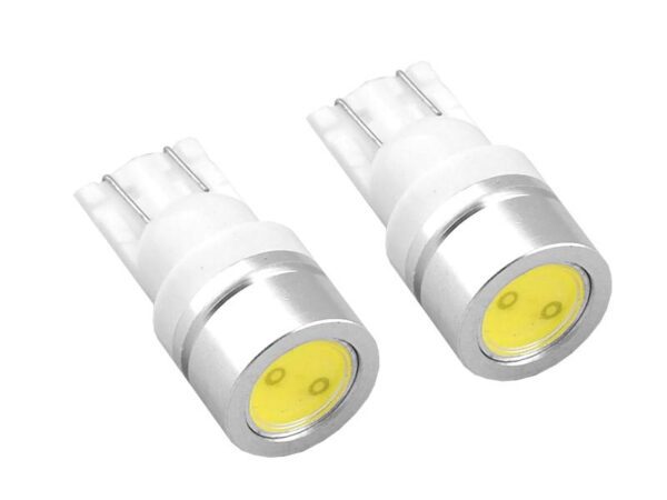 LED AMIO T10 HP 1W STANDARD Blanc, lot de 2 pièces.