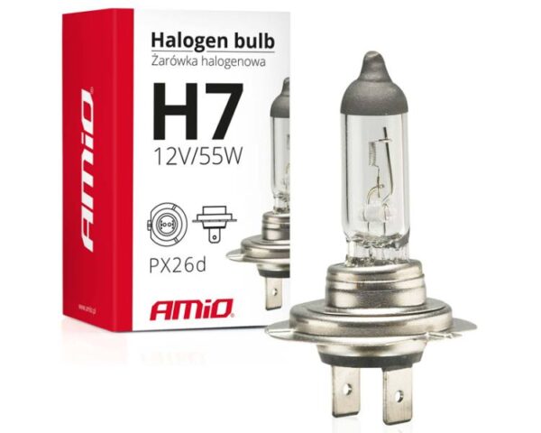 Ampoule H7 12V 55W avec filtre UV AMIO