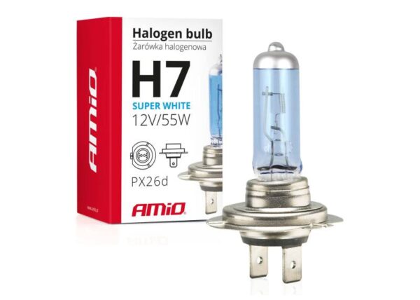 Ampoule H7 12V 55W avec filtre UV AMIO