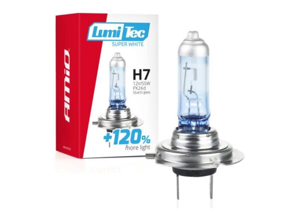Ampoule H7 12V 55W avec filtre UV AMIO