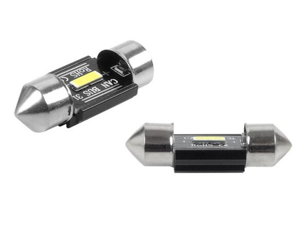 Ampoules LED CANBUS 1 x SMD, Amio UltraBright 1860, feston 31 mm blanc, 12 V/24 V