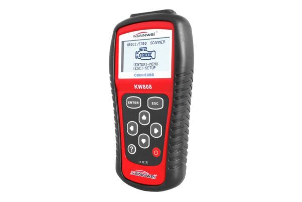 Scanner de diagnostic PS KW808 prenant en charge les modes de test de tous les véhicules conformes à la norme OBDII EOBD.