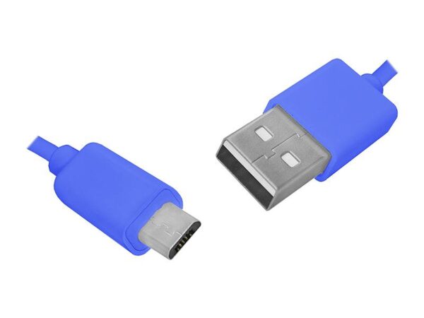 Câble PS USB-micro USB 1,5 m, bleu, HQ.