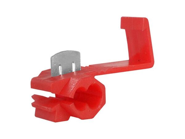 Connecteur rapide automobile, serti, rouge, 0,5-1,5 mm.
