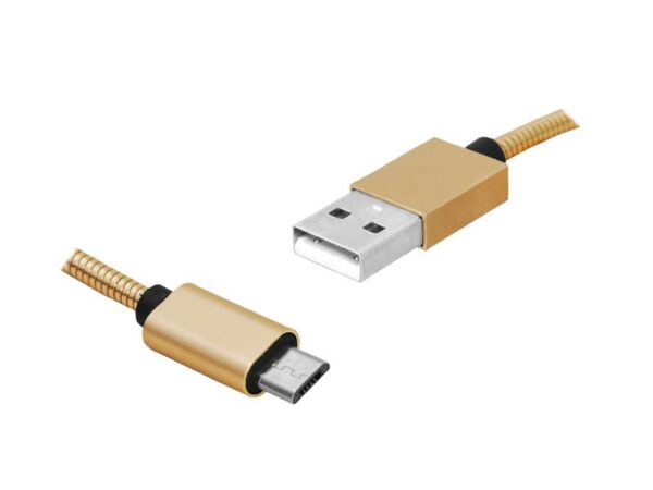 Câble PS USB-microUSB 1 m, or.