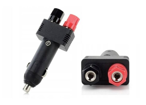 Prise allume-cigare avec connecteurs rapides