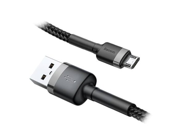 Câble Baseus USB - microUSB, 1 m, 2,4 A, charge rapide.